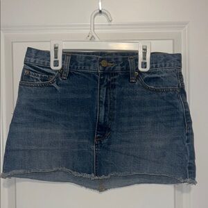 Free People Denim Mini Skirt